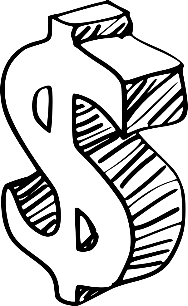 Cash Dollar Funding Investment Money Currency Comments - Money Icon Drawing (602x980)