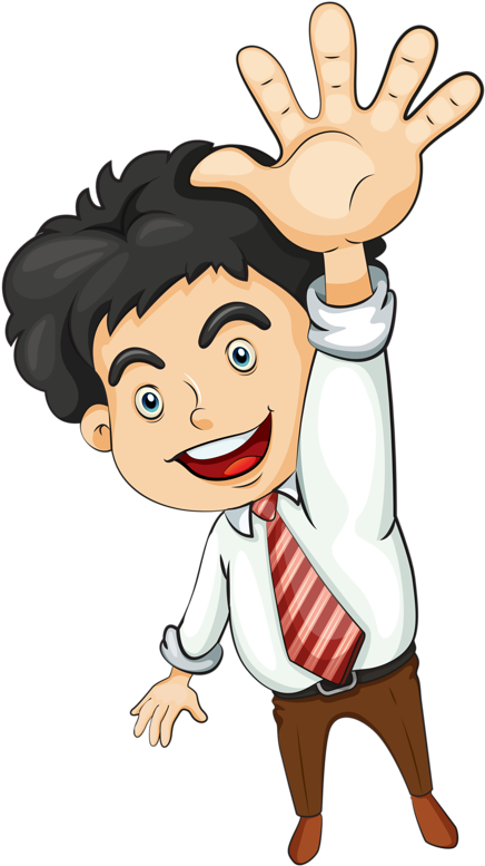 Craft - Office Man Cartoon Png (473x800)