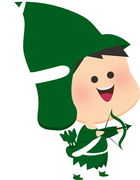 De La Salle University Green Archers - Illustration (600x742)