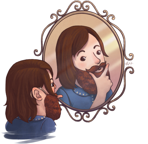 Fishhead Illustration Number Four For The August Issue, - Cartoon (500x511)