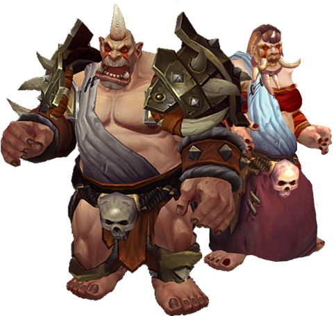 Ogre Illustration - Ogre Wow (489x525)