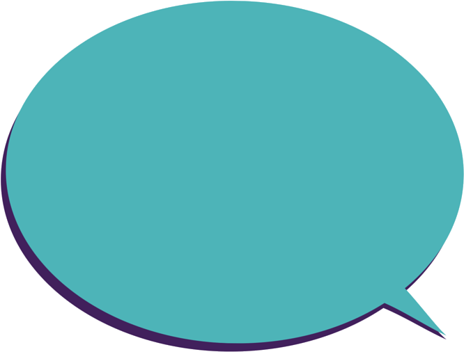 Teal Speech Bubble - Angel Tube Station (842x597)