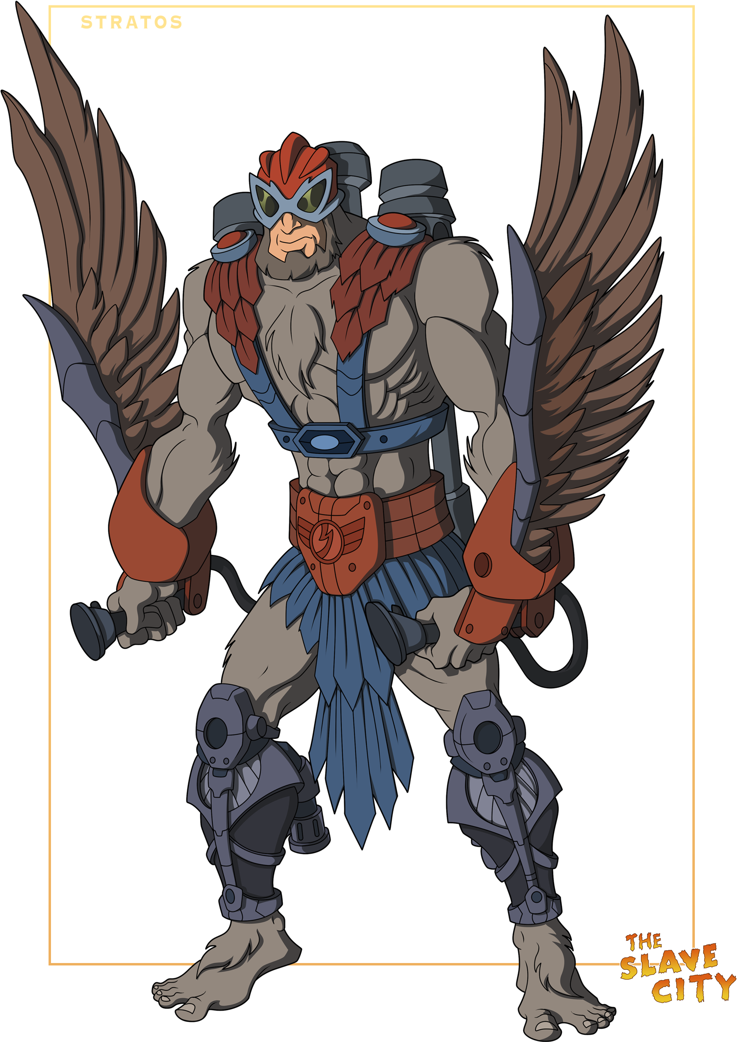 Https - //www - Facebook - Com/pages/crt0ons Anim3 - Stratos Png He Man (1554x2160)