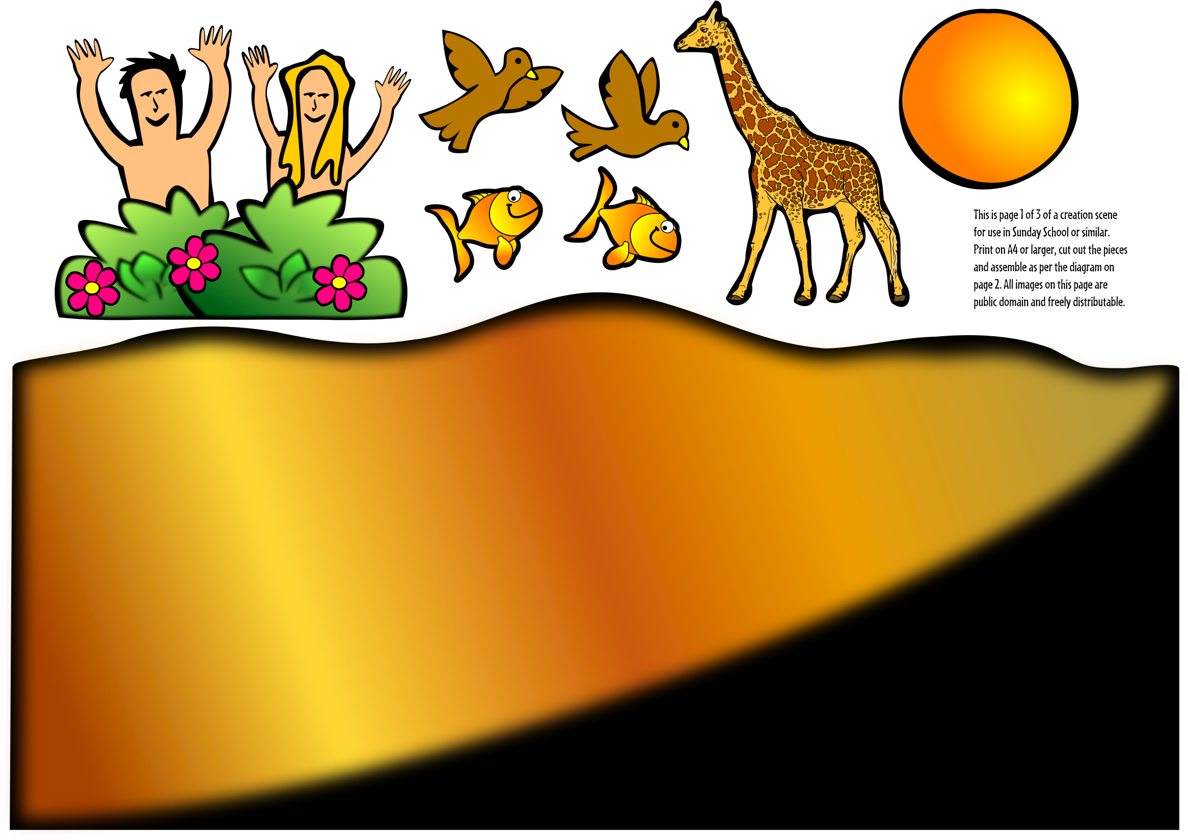 Big Image - Adam And Eve Cartoon (2400x1697)