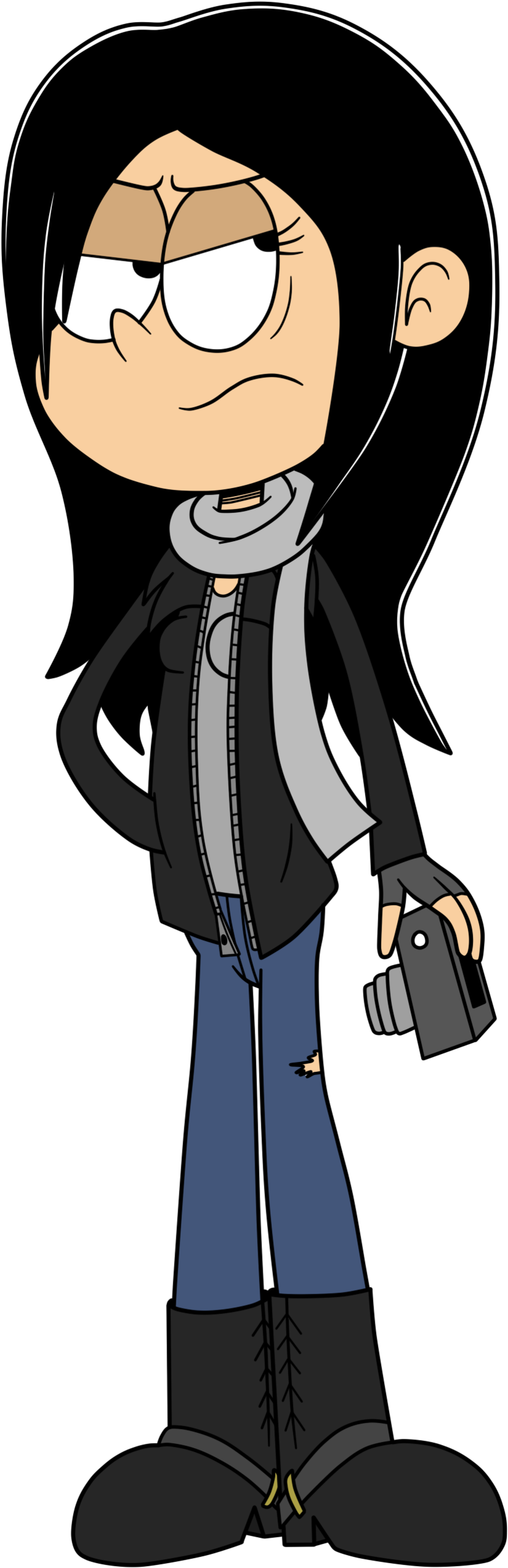 Jessica Jones By Eagc7 - Jessica Jones In The Loud House (1024x2567)