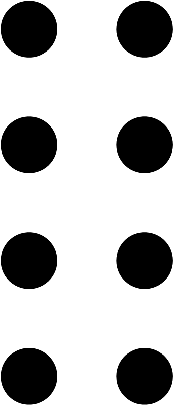 File - Braille8 Dots-14253678 - Svg - Dots Svg (573x1023)