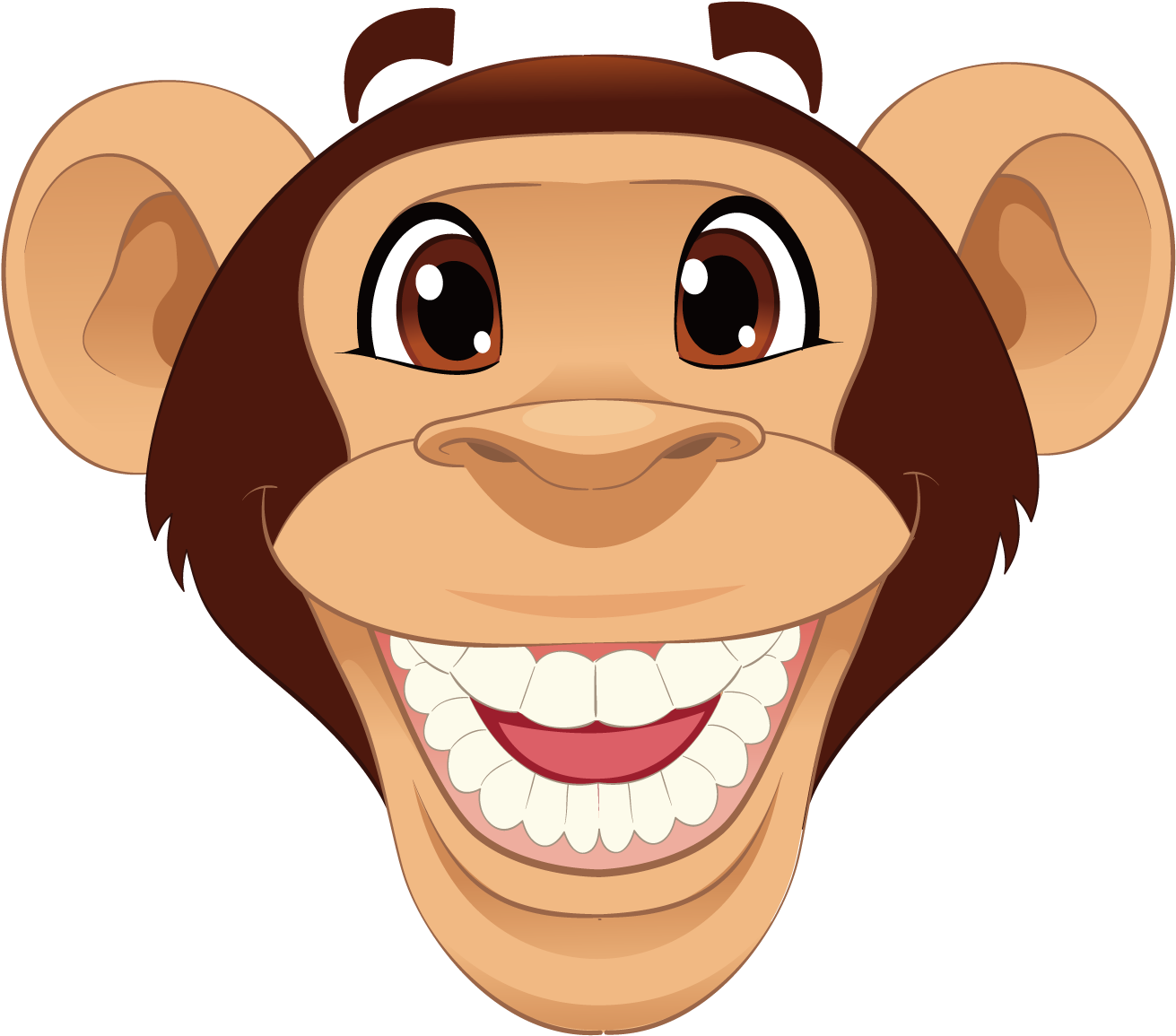 Monkey Cartoon Royalty-free Illustration - Monkey Cartoon Royalty-free Illustration (1500x1500)