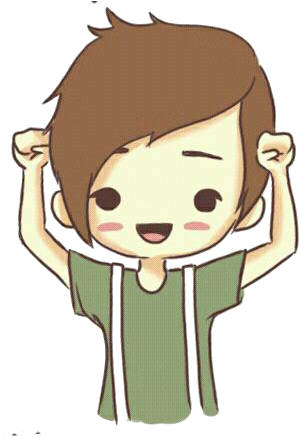 Png Louis Mini Cartoon By Ashleycantu - Louis Tomlinson Cute Drawing (500x583)