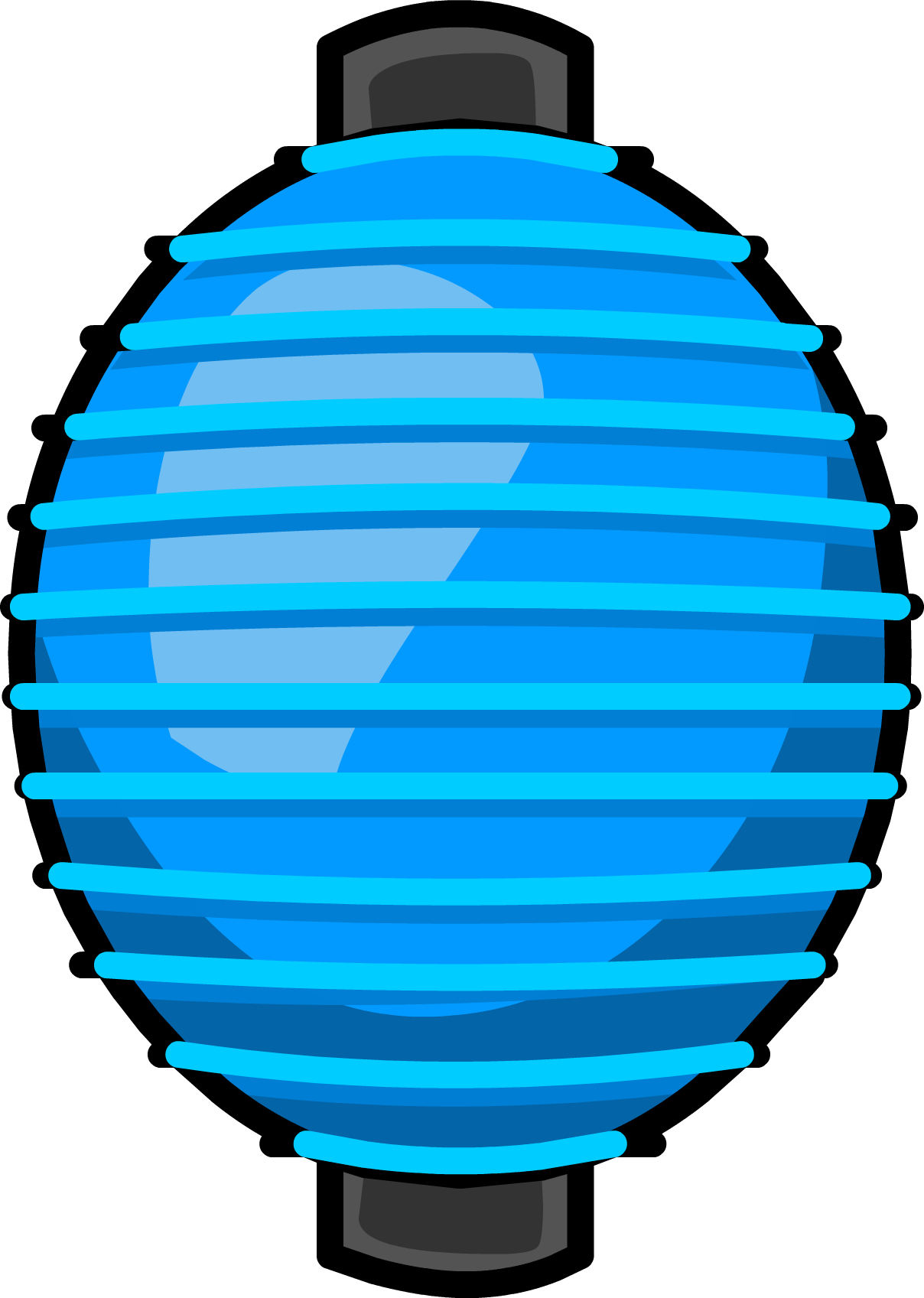 Blue Paper Lantern Sprite 001 - Blue Paper Lantern Sprite 001 (1208x1697)