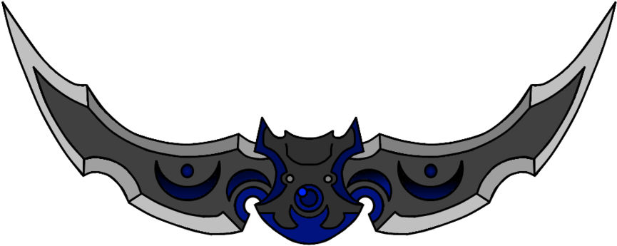 The Crescent Blade By Neonblacklightth - Ox (900x374)