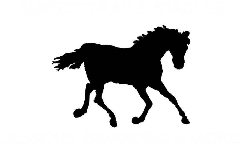 Sunset Trails Horse Stables - Flying Horse Silhouette (840x500)