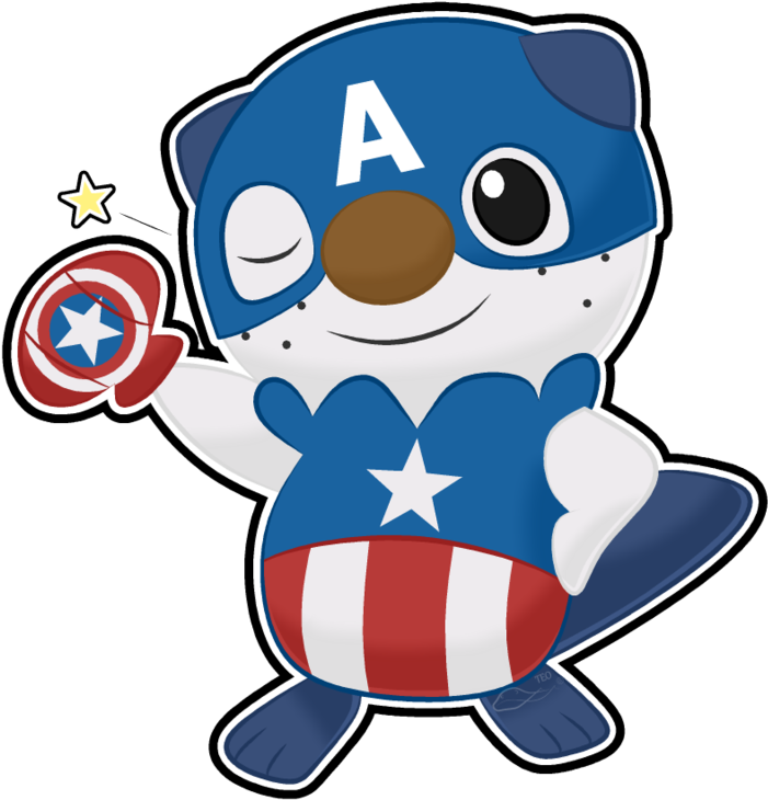 Captain Oshawott By The Emerald Otter - Oshawott Clipart (800x800)