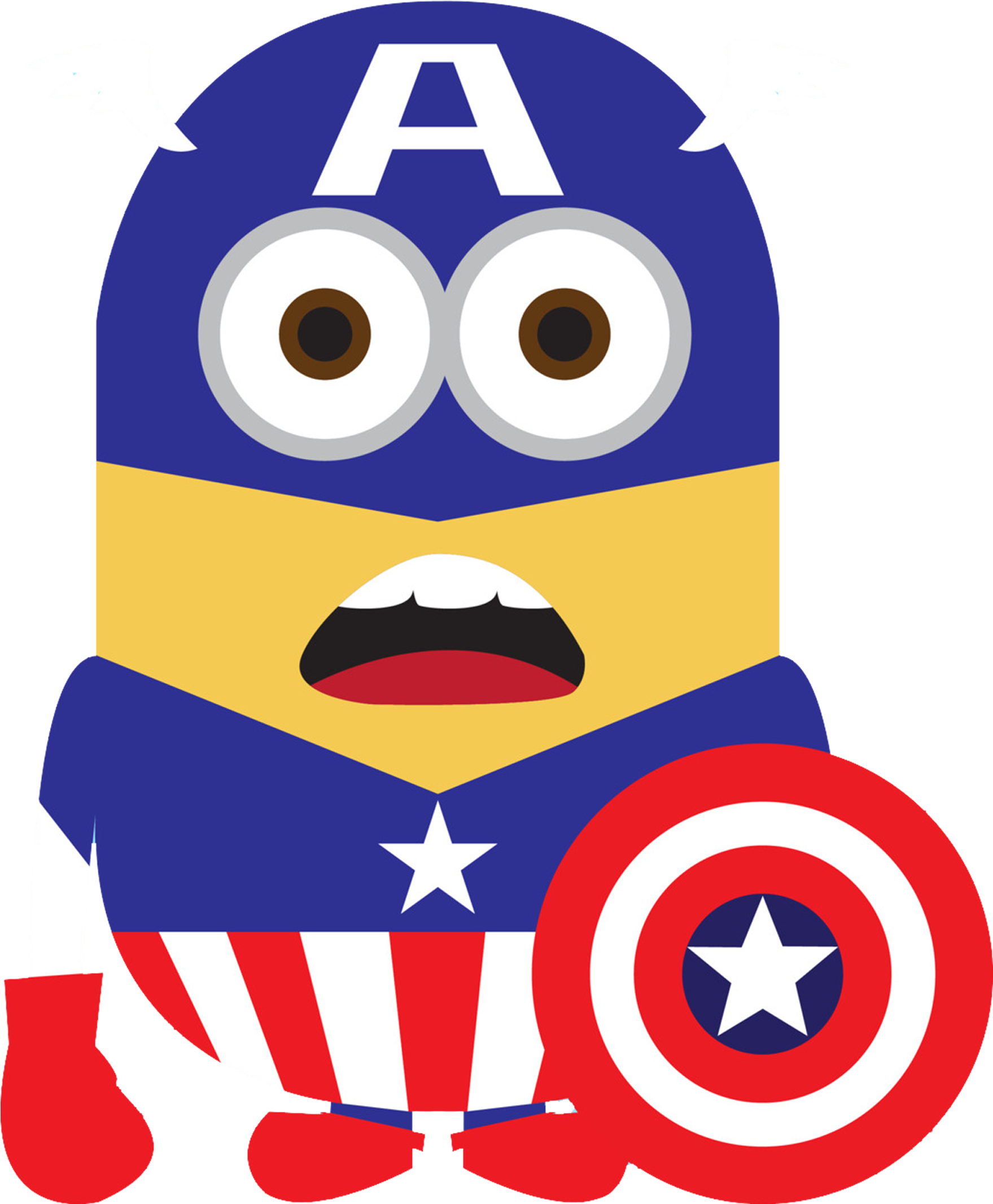 Comment Picture - Minion Captain America (2244x3071)