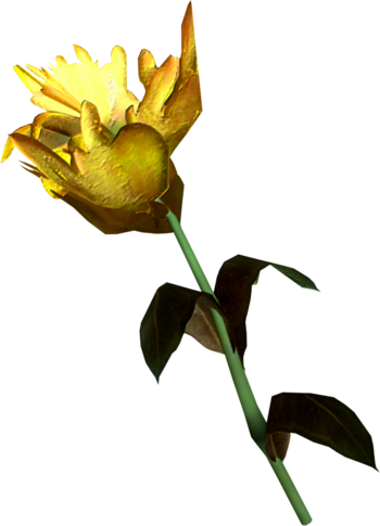 Yellow Mountain Flower - Skyrim Yellow Mountain Flower (350x485)