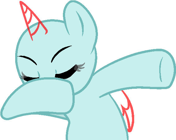 Slow Clipart Head - My Little Pony Dabbing (670x504)