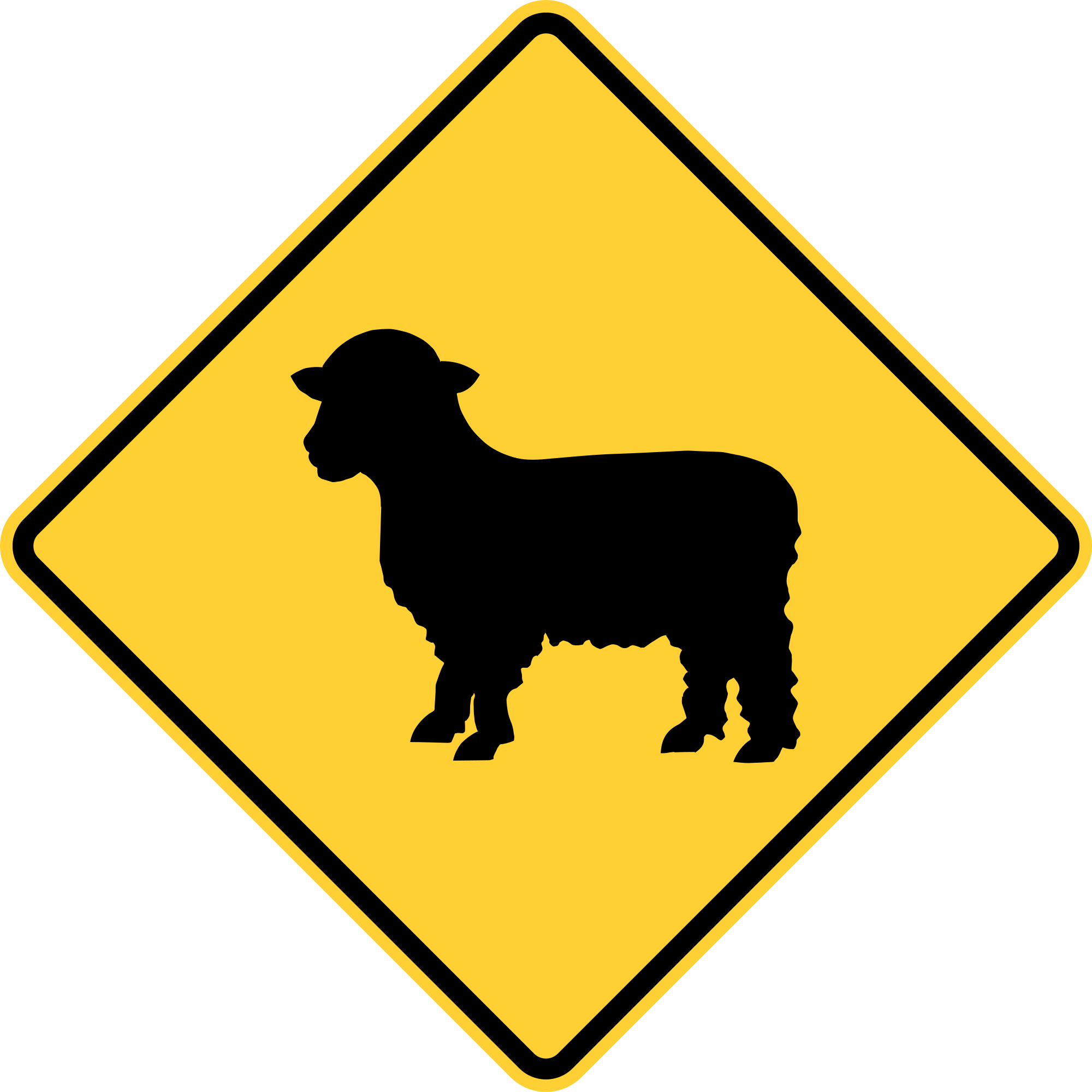 Open - Australian Road Signs Png (2000x2000)