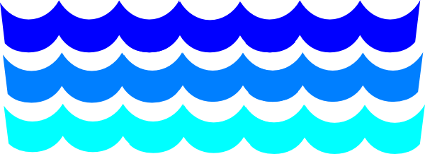 Wave Border Clip Art (600x218)