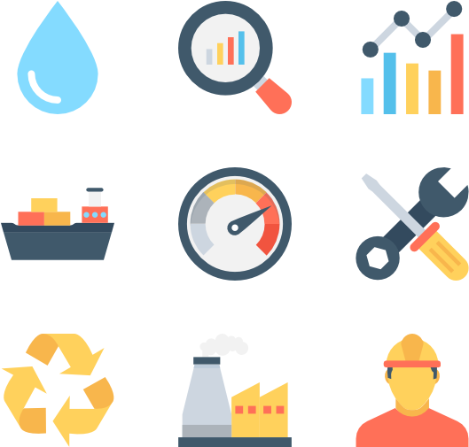 Industrial 50 Icons - Industrial Icon Color (600x564)