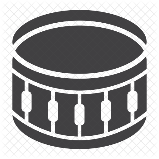 Snare Drum Icon - Vector Graphics (512x512)