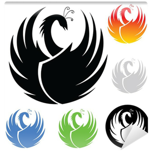Vector Illustration Wall Mural • Pixers® • We Live - Simbolo Da Fenix (400x400)