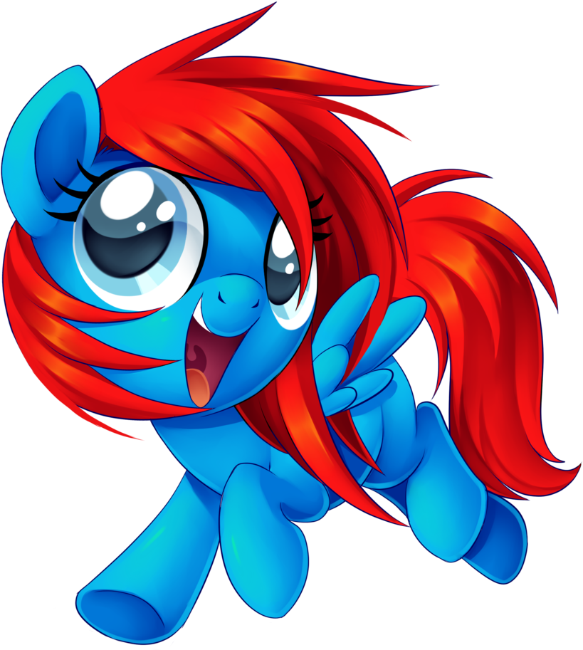 Filly By Centchi - Cartoon (857x931)