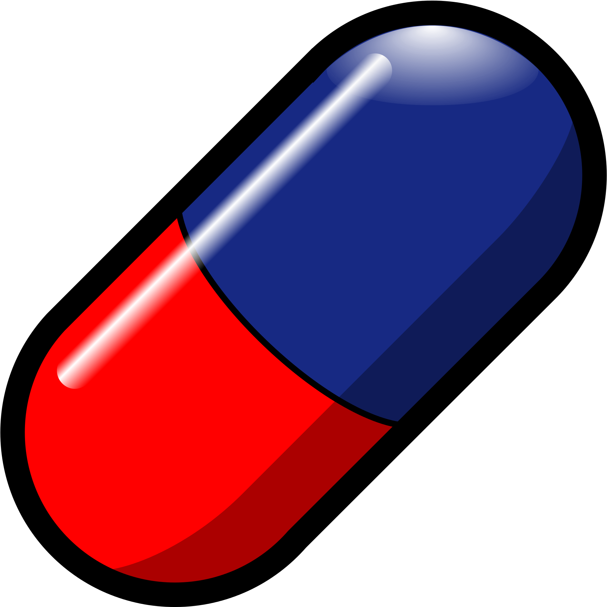 Open - Capsule Clipart (2000x2000)
