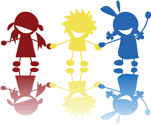 Kindergarten - Kids Having Fun Clipart (600x439)