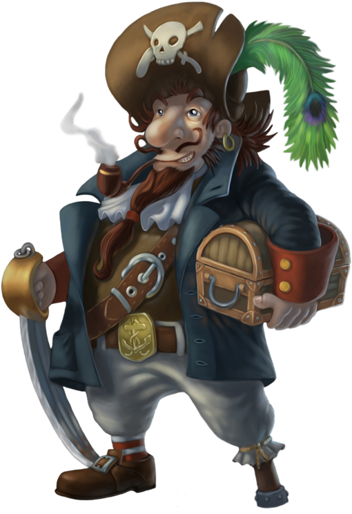 Cartoon Pirate Captain 551*800 Transprent Png Free - Cartoon Pirate Captain 551*800 Transprent Png Free (551x800)