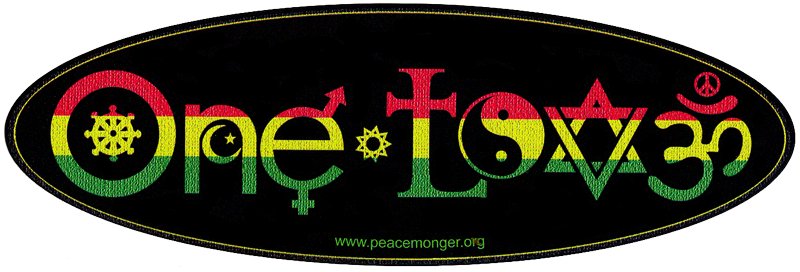 Rasta One Love Oval - Reggae Quotes Love (800x272)