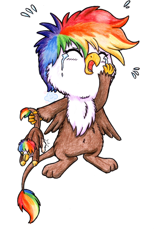 Gummysky, Baby, Crying, Damaged, Fledgeling, Interspecies - Cartoon (689x1024)