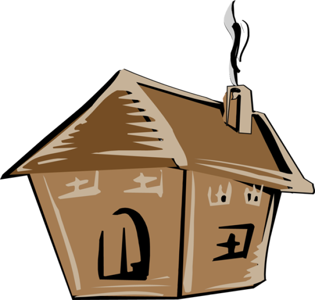 Shack Clipart - Hut Clipart Transparent Background (640x609)