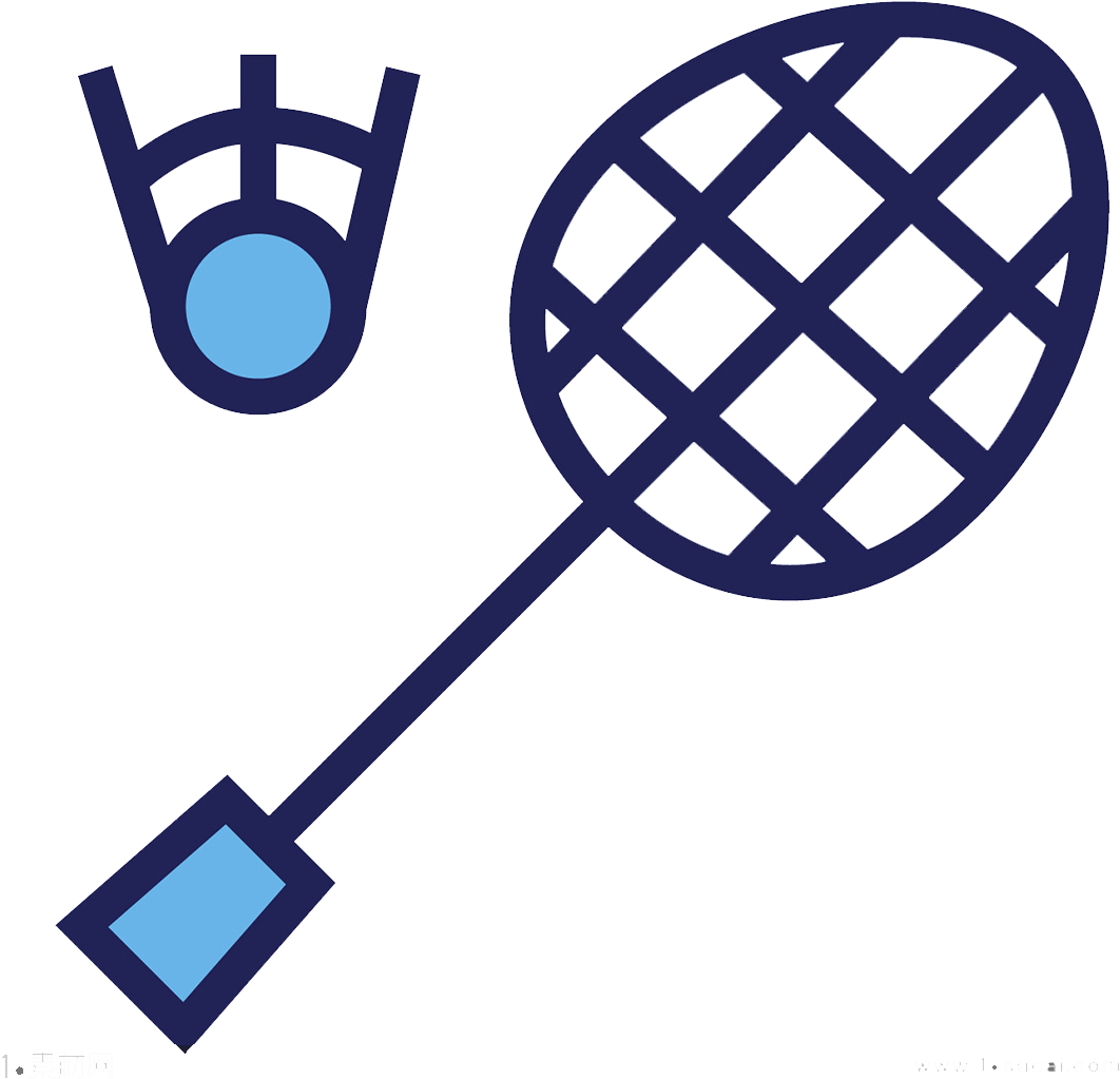 Badmintonracket Badmintonracket Sports Equipment Clip - Badmintonracket Badmintonracket Sports Equipment Clip (1100x1100)