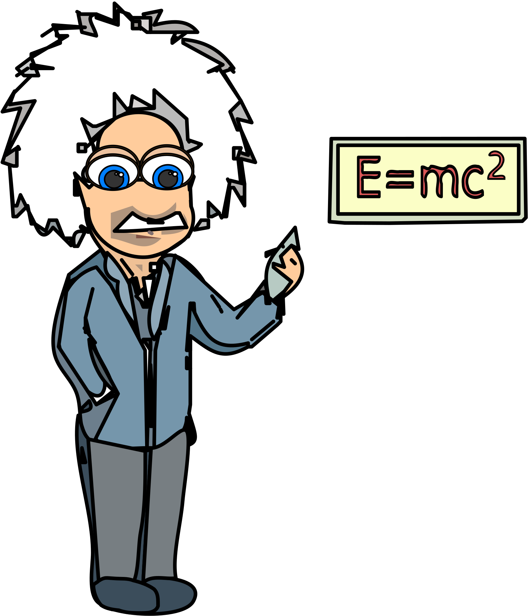 Big Image - Albert Einstein (2400x2129)