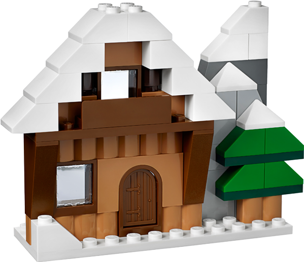 Ice Winter Cabin - Lego (720x720)
