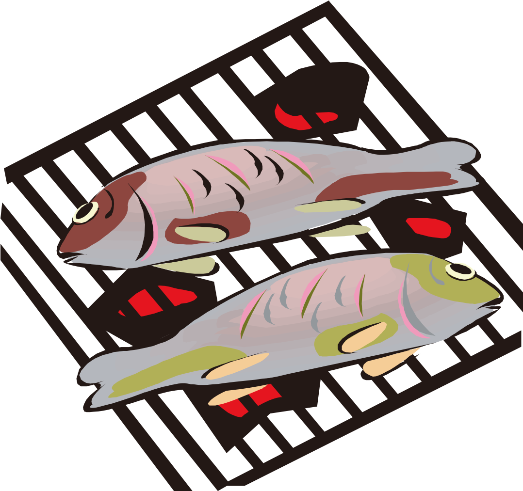 Barbecue Grill Fish On The Grill Grilling Clip Art - Barbecue Grill Fish On The Grill Grilling Clip Art (1181x1181)