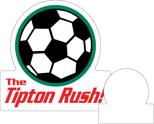 1943 6" X 6" Special Shape Vinyl Bumper Sticker - Football (510x411)