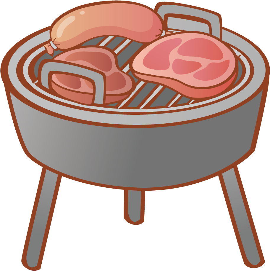 Barbecue Asado Beefsteak Roast Chicken Grilling - Asado Res Vector Png (1000x1000)