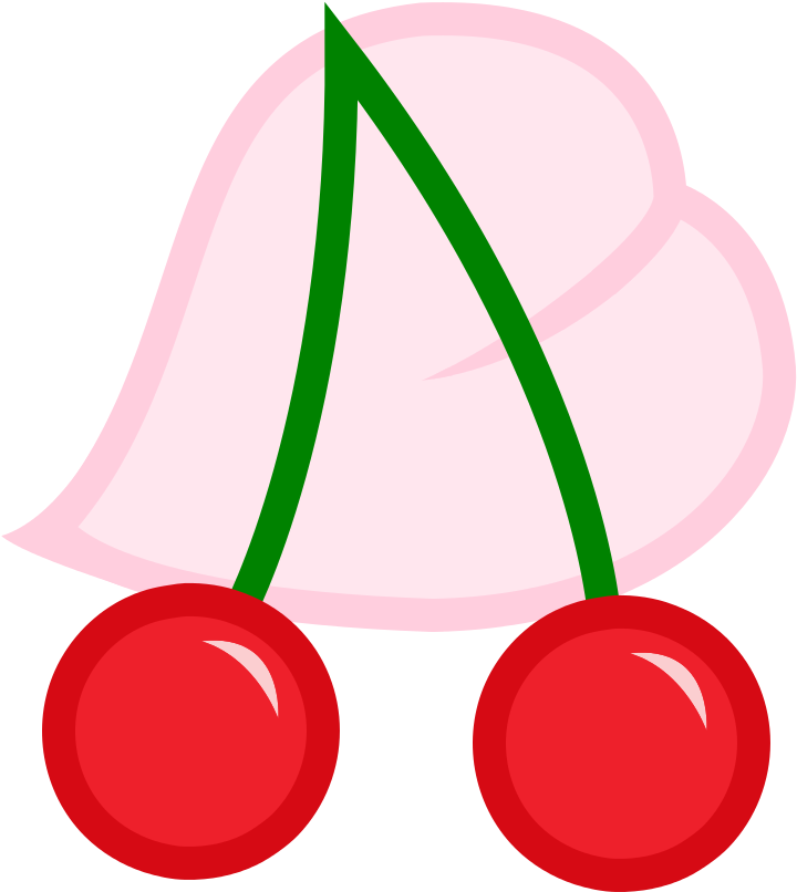 Cherry Blossom's Cutie Mark By Blackmoonpaints - Cherry Blossom's Cutie Mark By Blackmoonpaints (729x816)