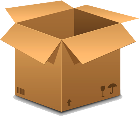Product Image - Box Icon Png (571x532)