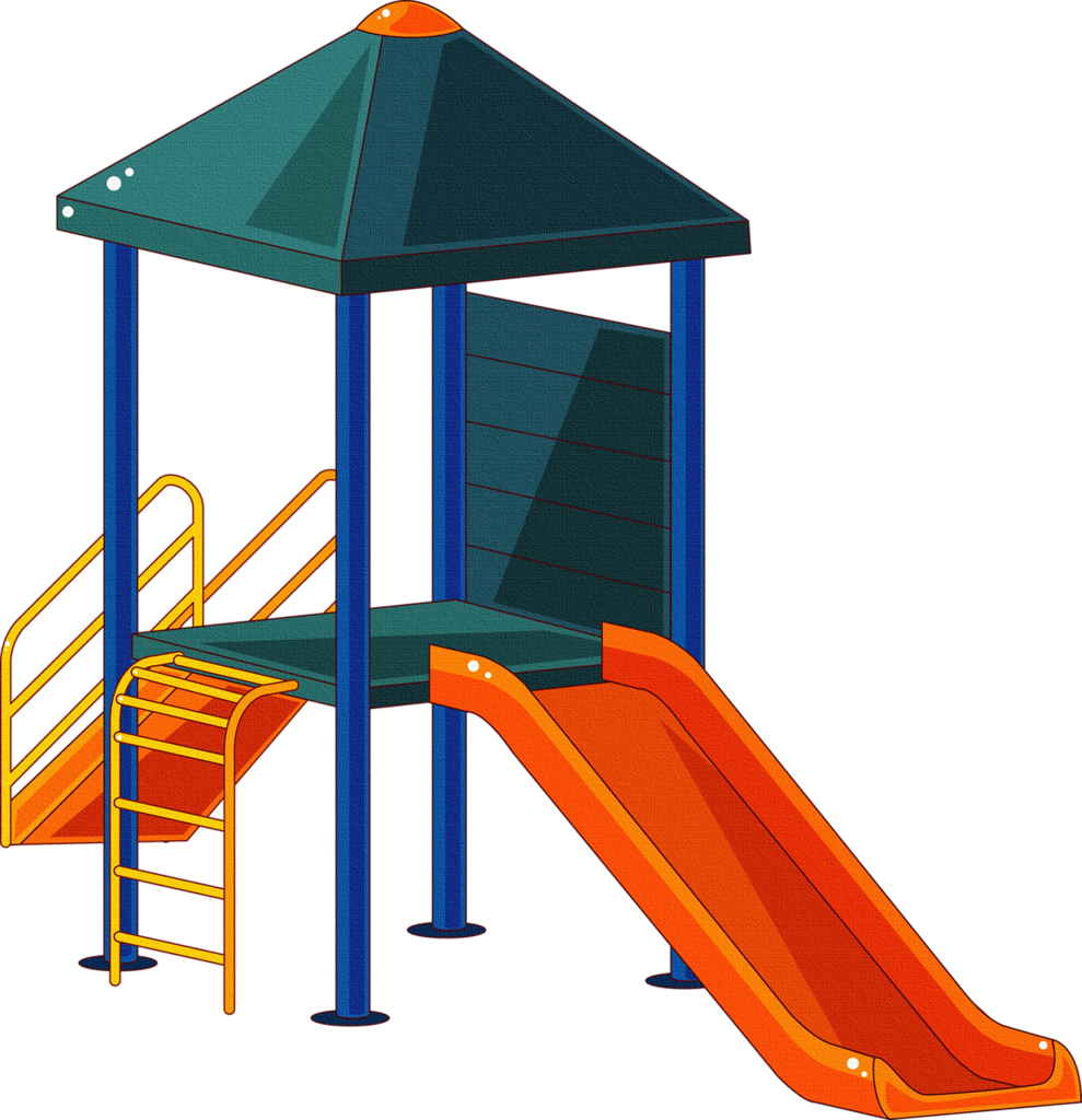 Parks & Recreation - Cartoon Playground (989x1024)