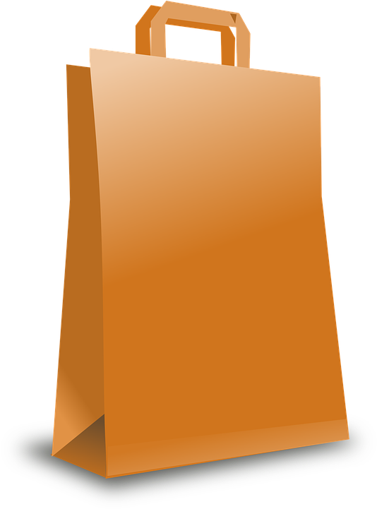 Bag Clip Art At Clker - Carton Bag (547x720)