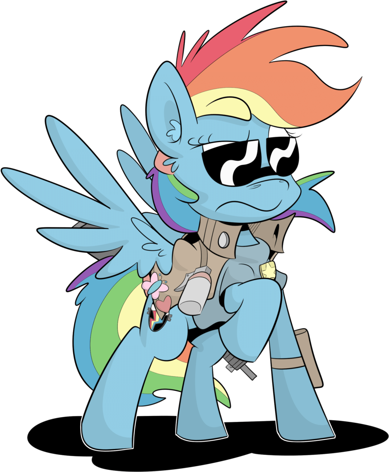 You Can Click Above To Reveal The Image Just This Once, - Rainbow Dash (1280x1549)