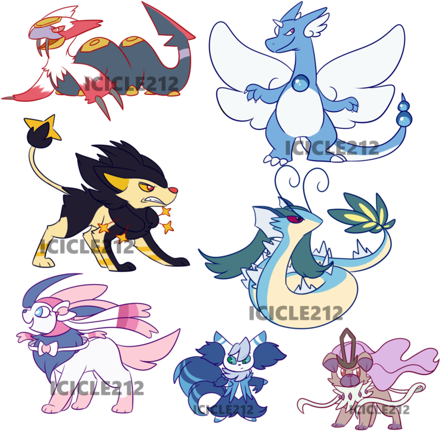 Pokefusion Gacha Results - Cartoon (894x894)