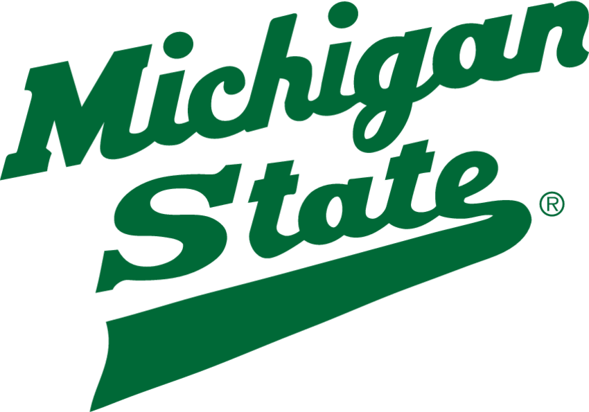 28 Collection Of Michigan State Clipart Free High Quality - Michigan State Spartans Islide Old School Slide Sandals (850x595)