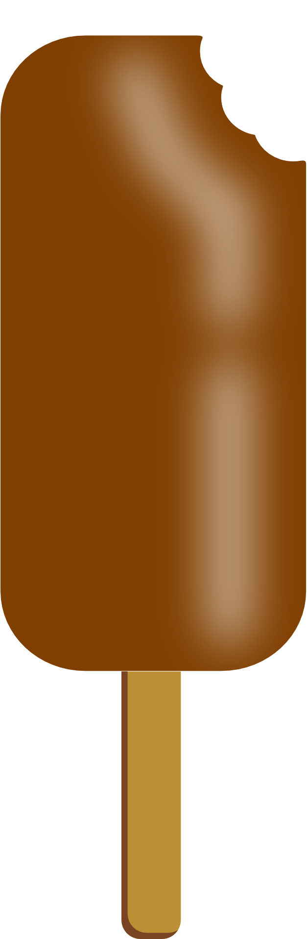 Chocolate Ice Cream Ice Pop Clip Art - Chocolate Ice Cream Ice Pop Clip Art (960x1920)