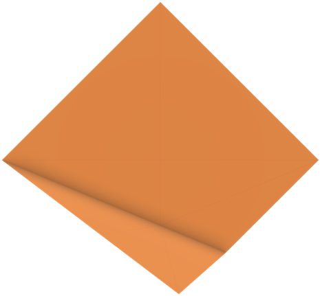 Take A Square Sheet Of Paper, Fold It In Half Sideways - Paper (500x500)