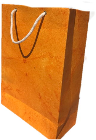 Brown Designer Paper Bag - Paper Bag (347x500)