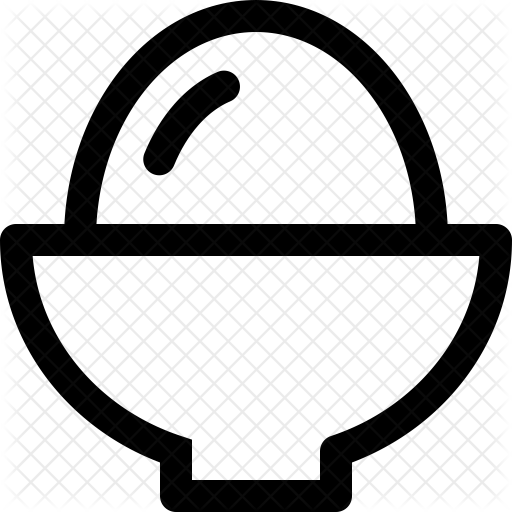 Rice Bowl Icon - Food (512x512)