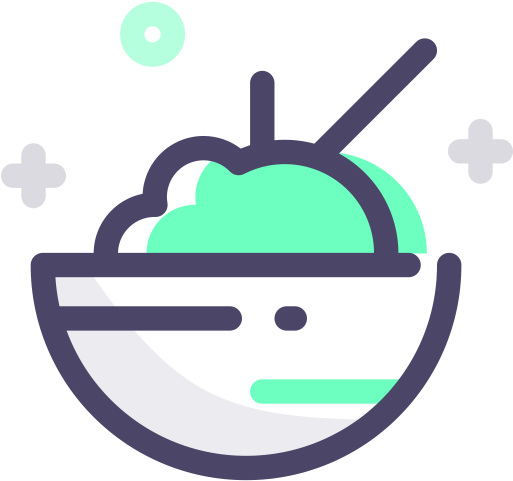 Rice Bowl Icon - Bowl Icon (512x512)