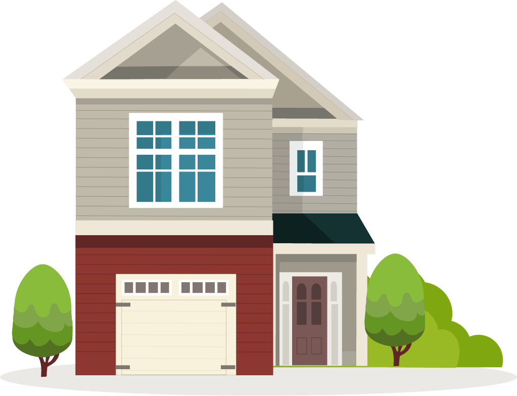 Home Clipart Png Image 05 - Curb Appeal For Selling Your House (1023x783)